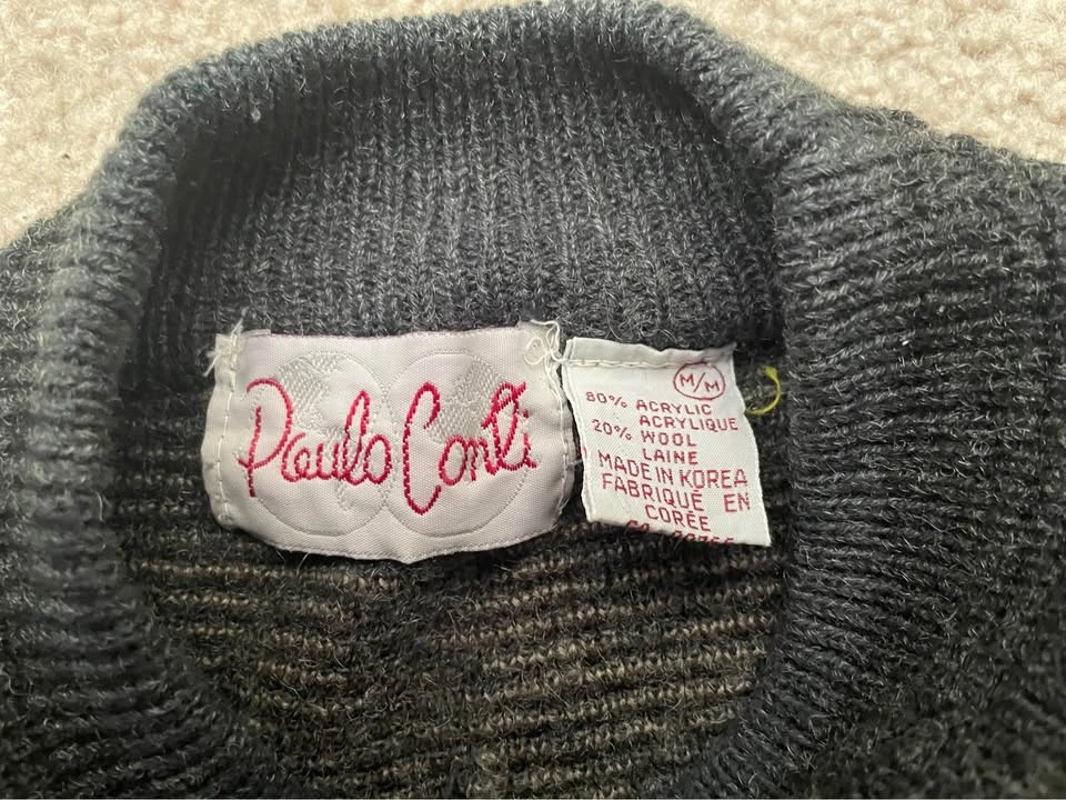 VINTAGE Paulo Conti Grandpa Sweater - photo 2