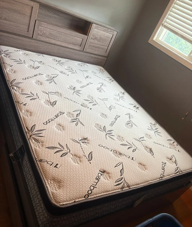 Bed Frame with Drawer Storage & Queen Euro Top Mattress image indicator(2)