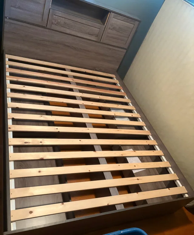 Bed Frame with Drawer Storage & Queen Euro Top Mattress image indicator(3)