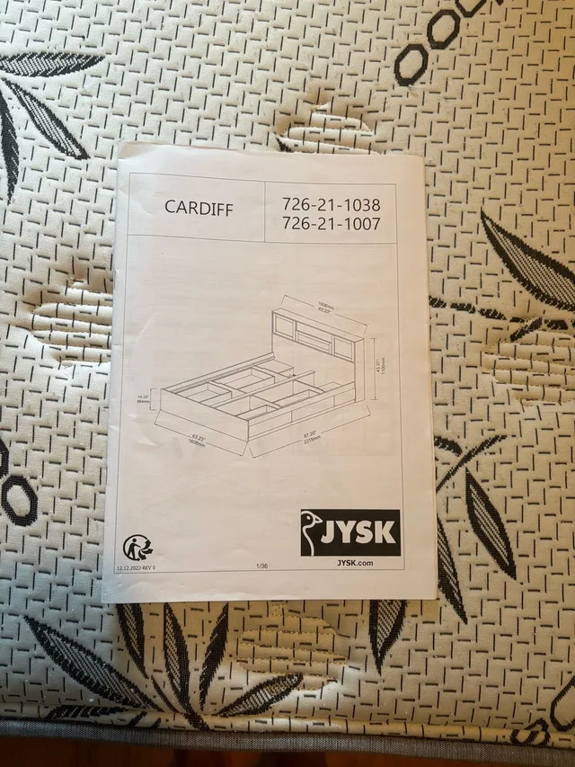 Bed Frame with Drawer Storage & Queen Euro Top Mattress image indicator(6)