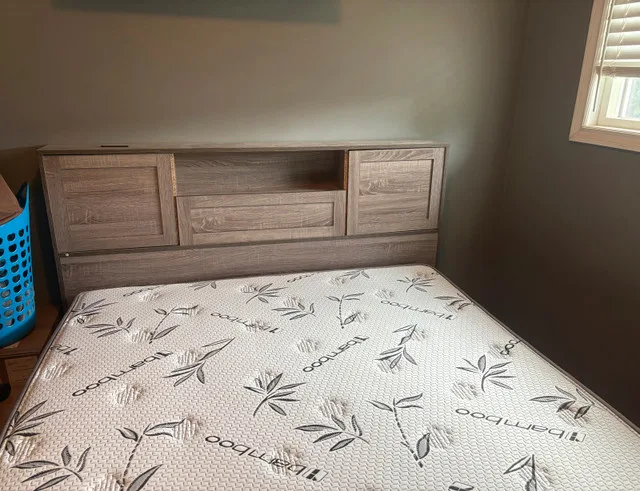 Bed Frame with Drawer Storage & Queen Euro Top Mattress image indicator(10)