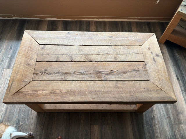 Reclaimed handmade wooden table