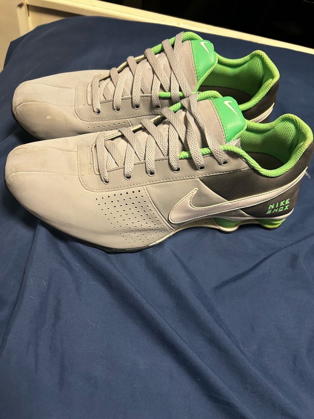 Nike Shox Deliver Grey/Poison Green Mens Size 11.5 - 317547-017 - photo 2