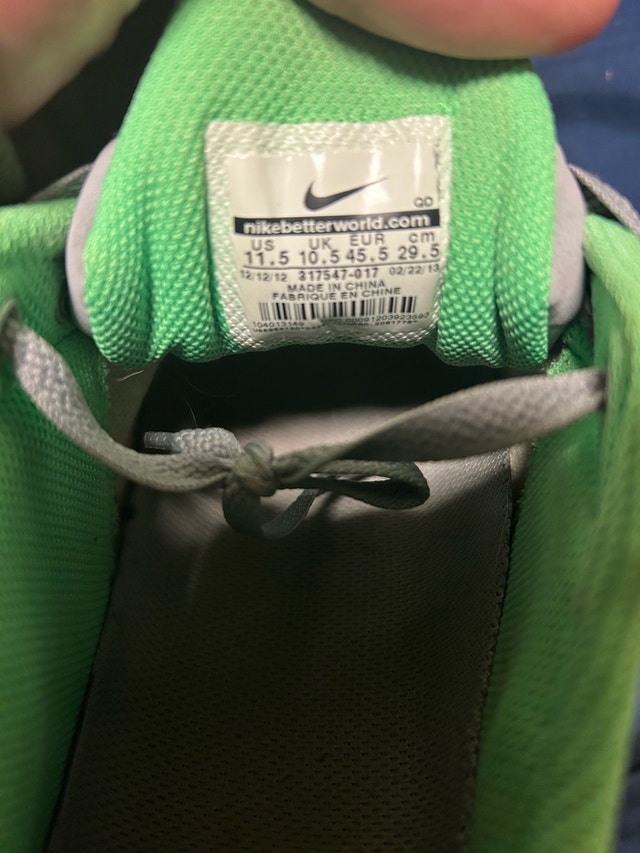 Nike Shox Deliver Grey/Poison Green Mens Size 11.5 - 317547-017 - photo 4