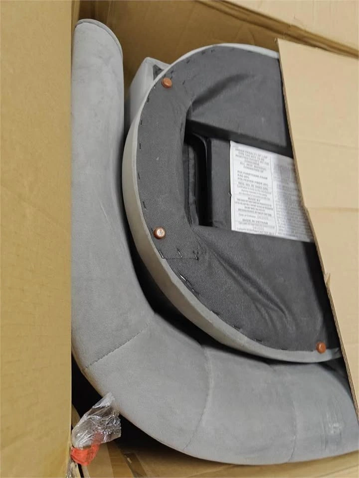 Brand New Swivel Barrel Chair with Ottoman - photo 5