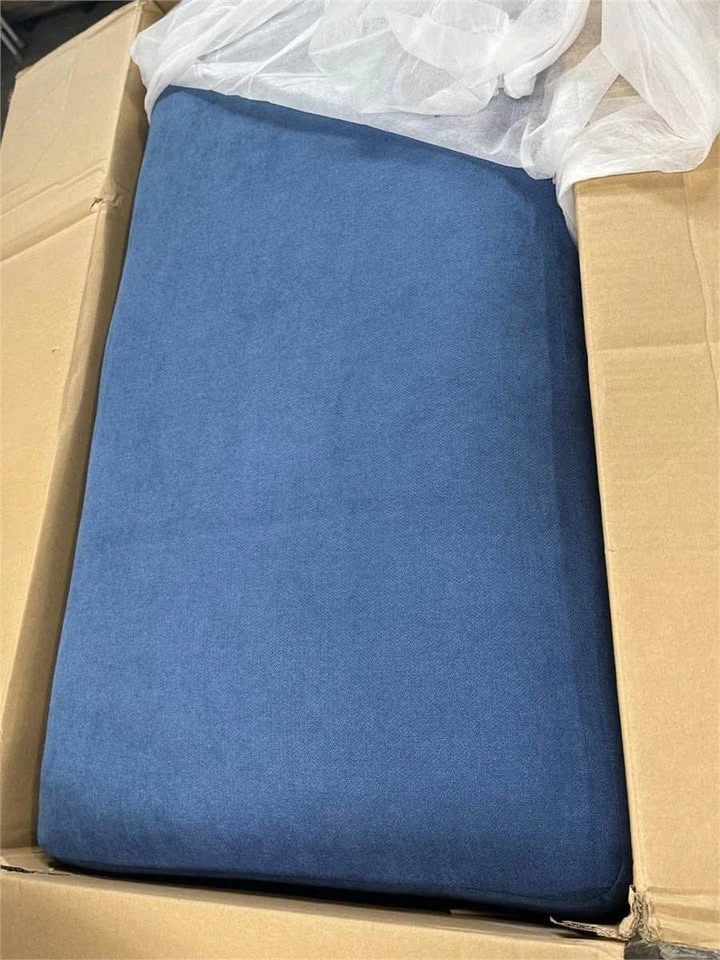 Brand New Blue Storage Ottoman Coffee Table - photo 5