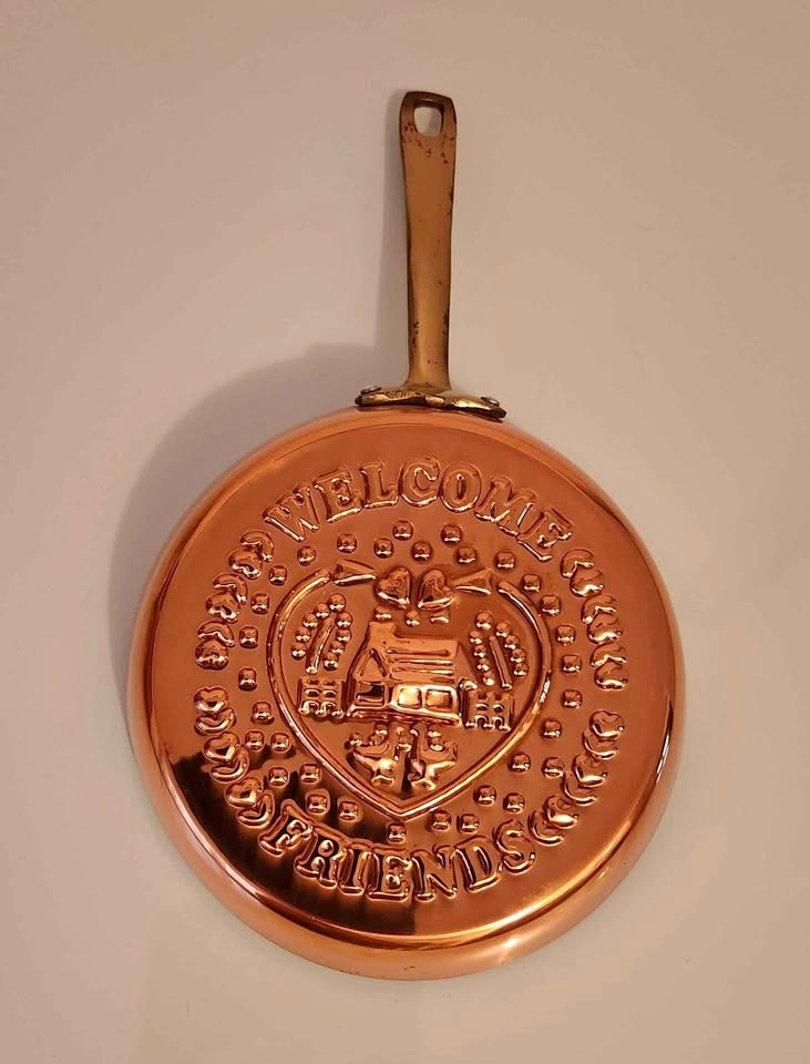 Vintage Copper and Brass Decorative Hanging Mold