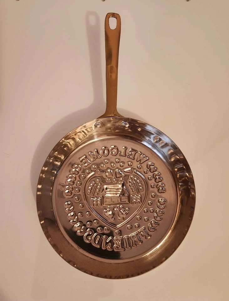 Vintage Copper and Brass Decorative Hanging Mold - photo 2