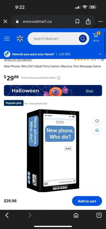 New Phone, Who Dis? Adult Party Game! Retail $30 image indicator(3)