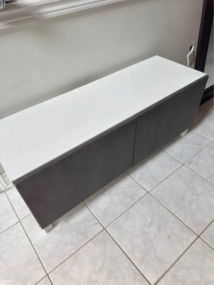 IKEA TV Bench Stand with Storage (Retail $255) Mint image indicator(3)