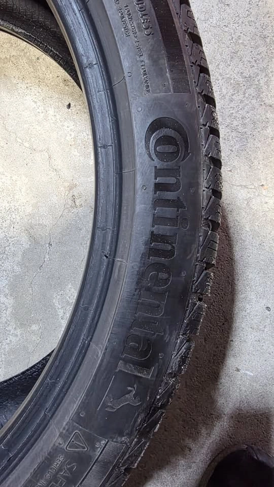 255/35/19 Continental Winter Tires - 90% Tread - photo 3