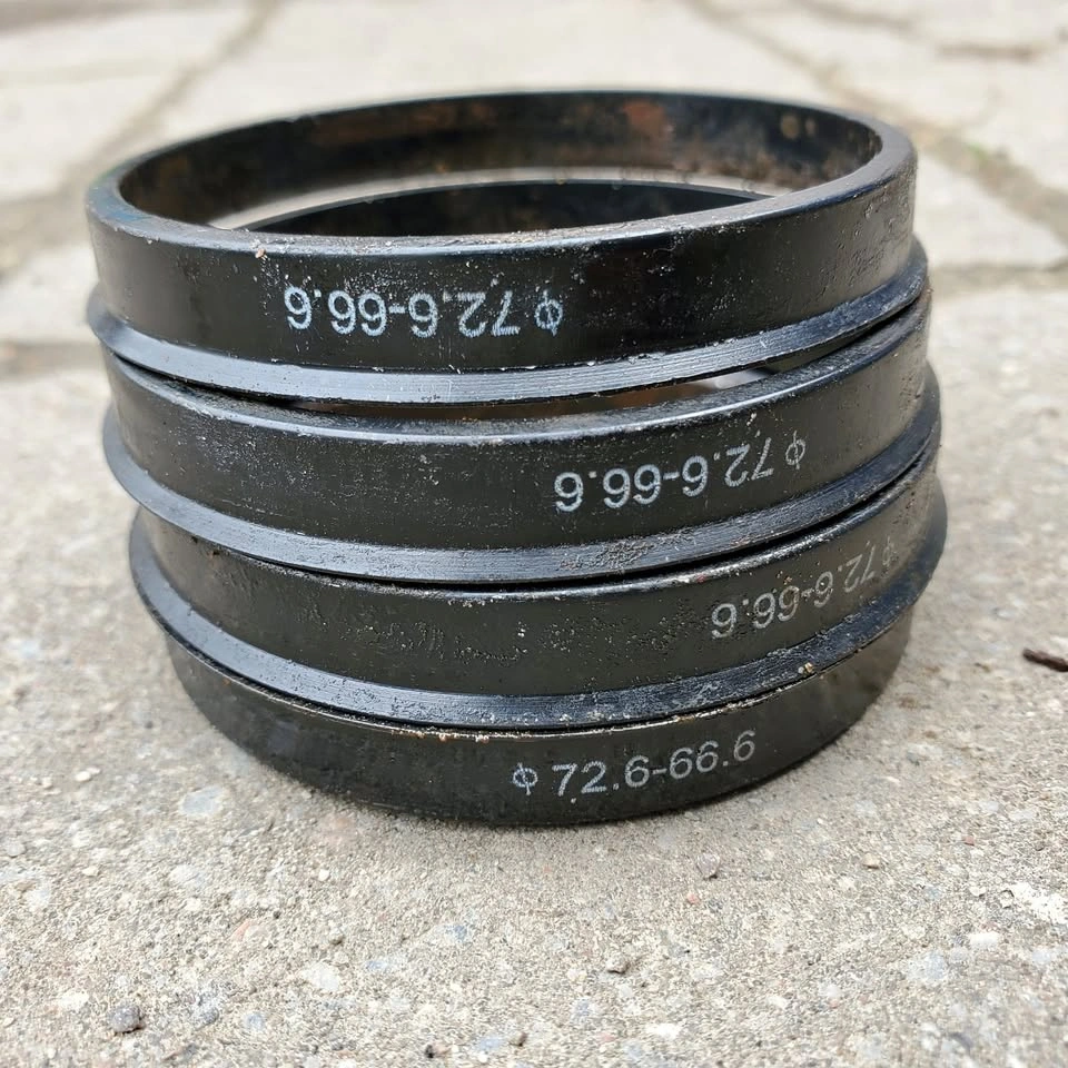 4 Hub Rings 72.6 to 66.6