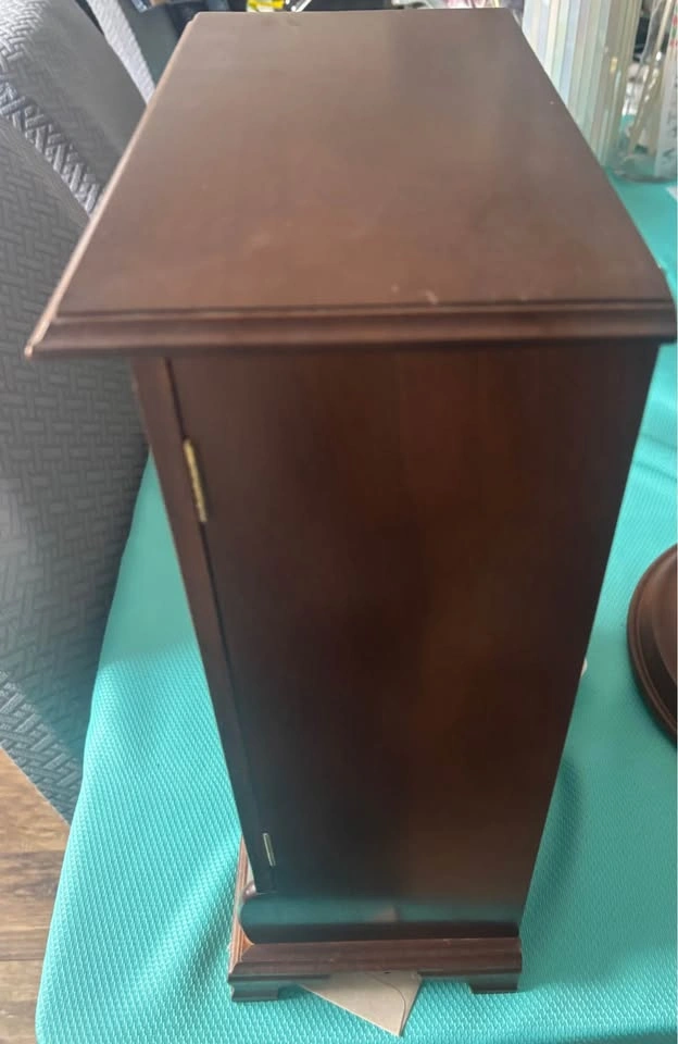 Vintage Gunther Mele Wooden Jewelry Box Cabinet - photo 5