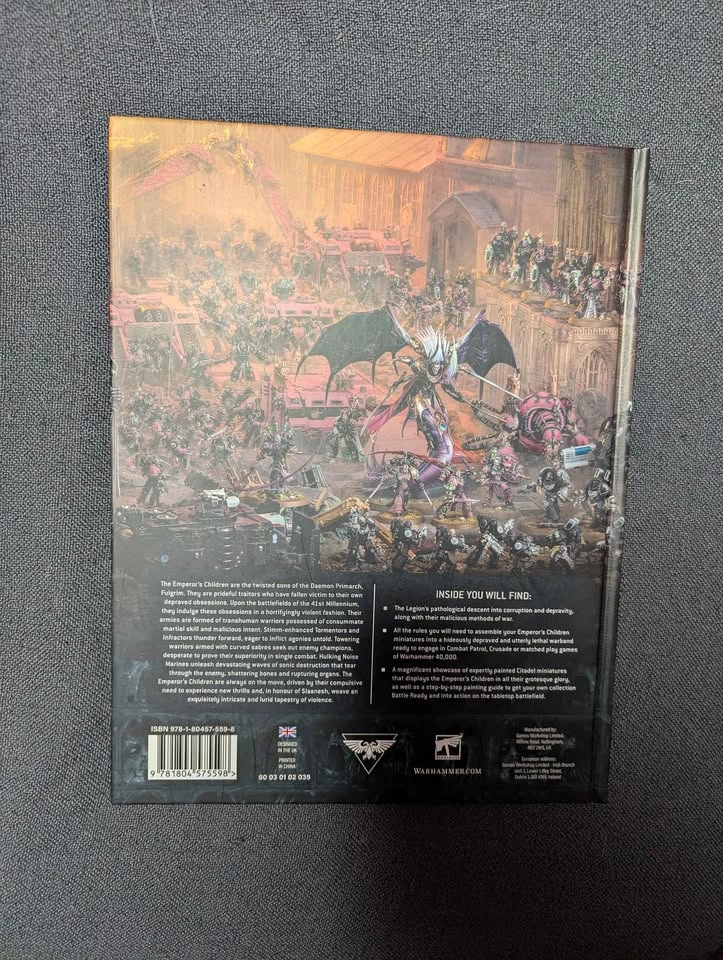 Emperor's Children Codex Warhammer 40k 10th Edition - photo 2