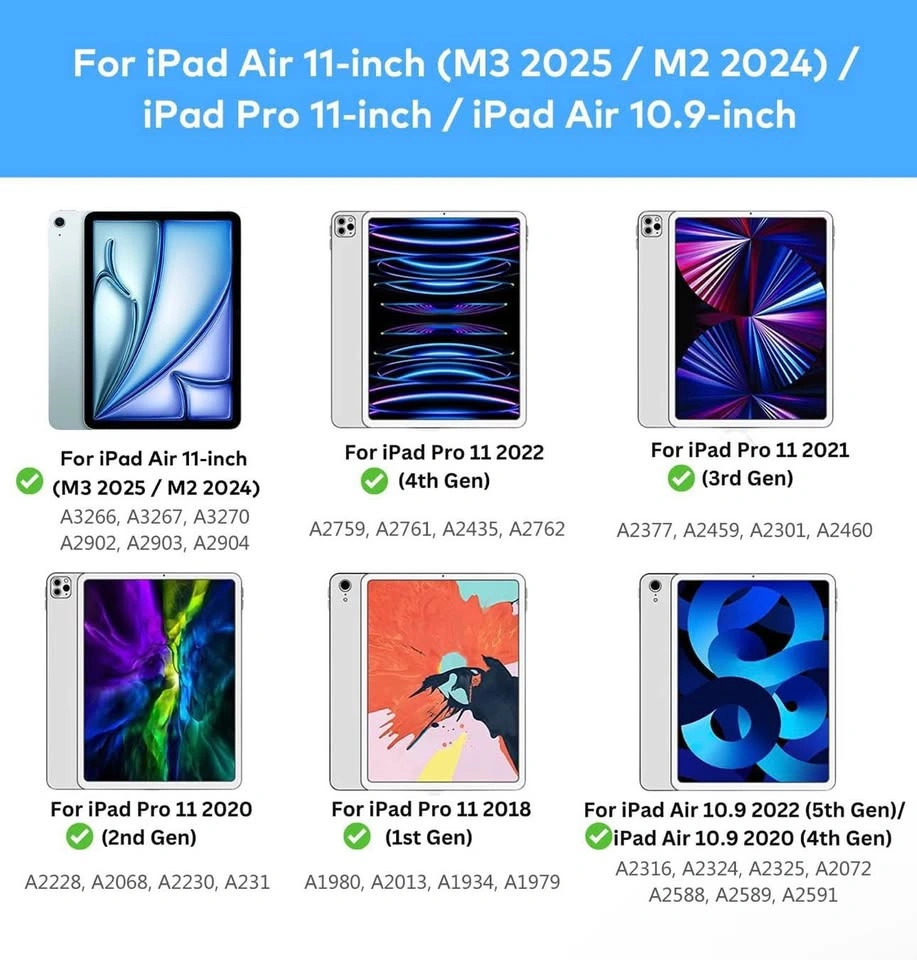 Backlit iPad Keyboard Case with Trackpad – Magnetic – Air/Pro 11 - photo 4