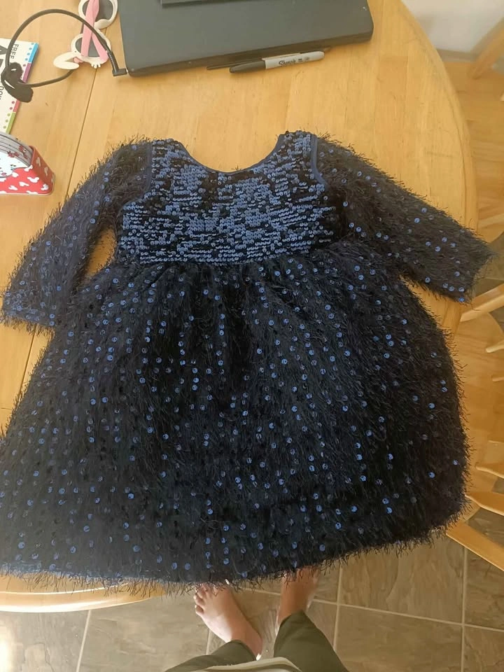 Girls Sequin Frock 3T-4T - photo 3