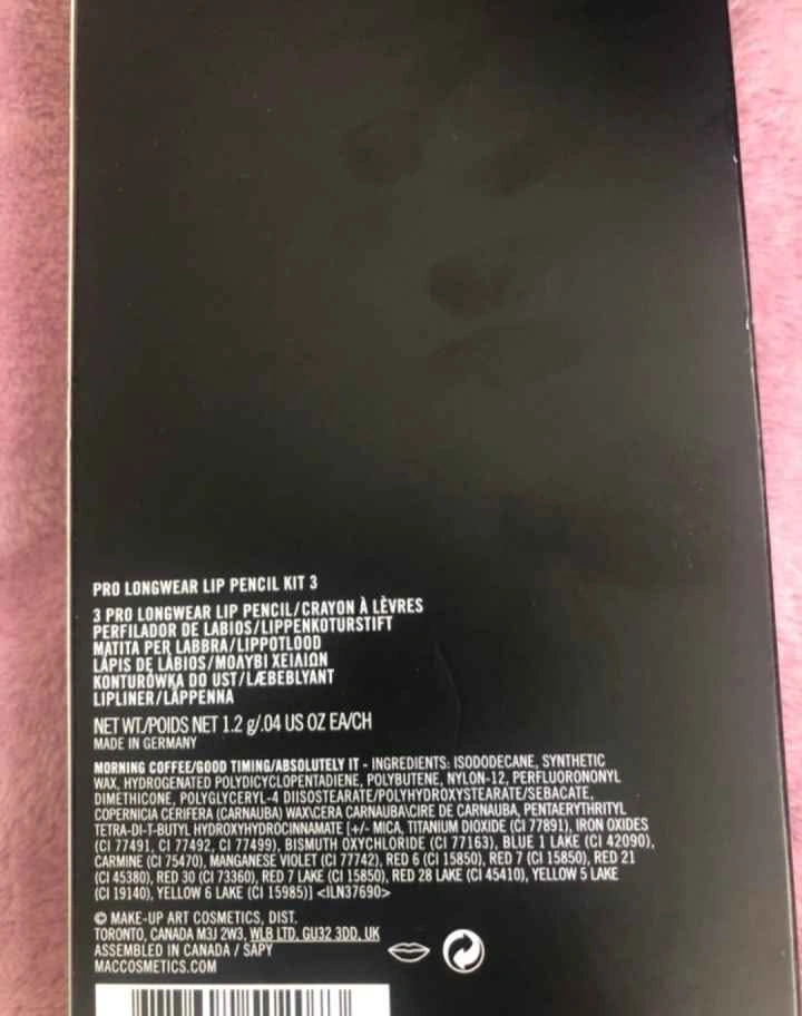 Exclusive Mac Pro Longwear Lip Liners - 3 BNIB - photo 2