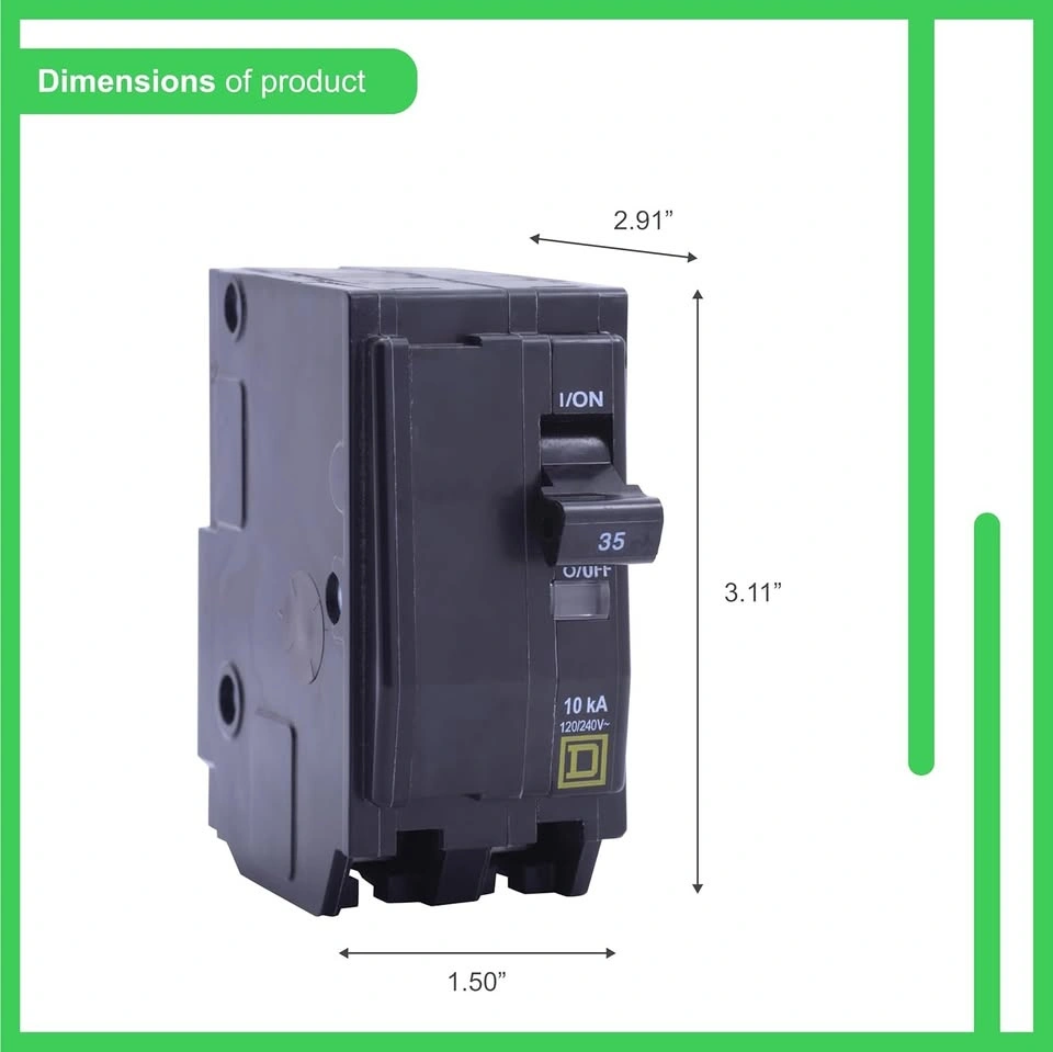Square D QO235CP 35 Amp 2-Pole Circuit Breaker - photo 2