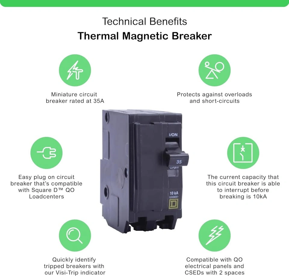 Square D QO235CP 35 Amp 2-Pole Circuit Breaker - photo 3