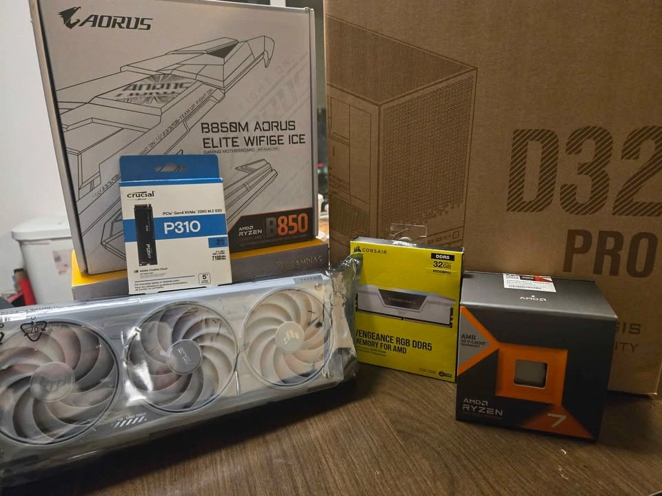 Brand new full white 5070ti gaming pc - photo 3