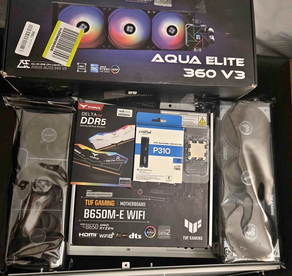 Brand new unbuild 5070 and 9800x3d pc