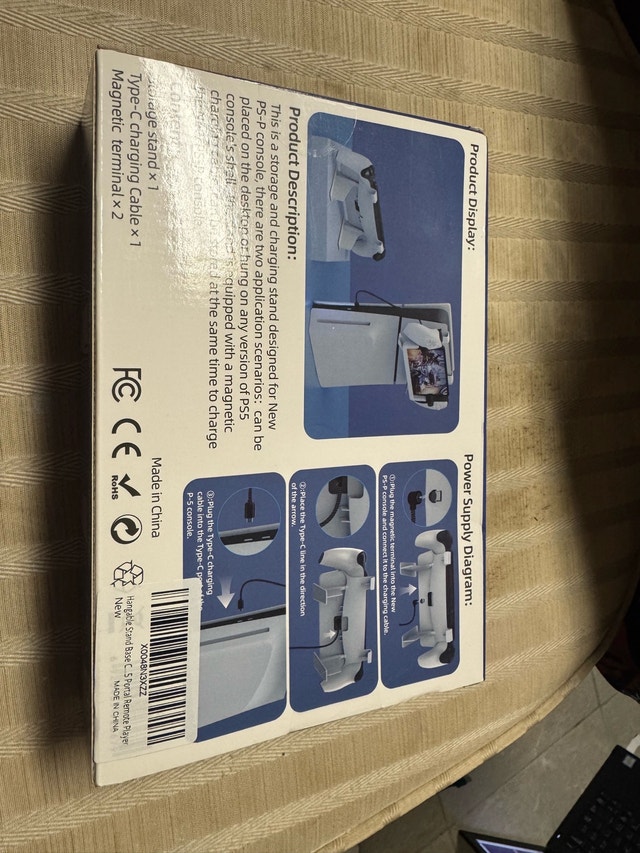 New PS5 Storage Stand & Hook with Magnetic Charging - photo 5