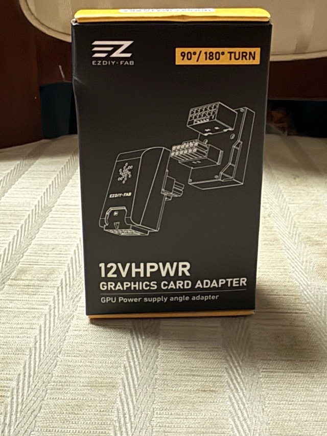 EZDIY-FAB 12VHPWR Angled GPU Power Adapter (90/180°)
