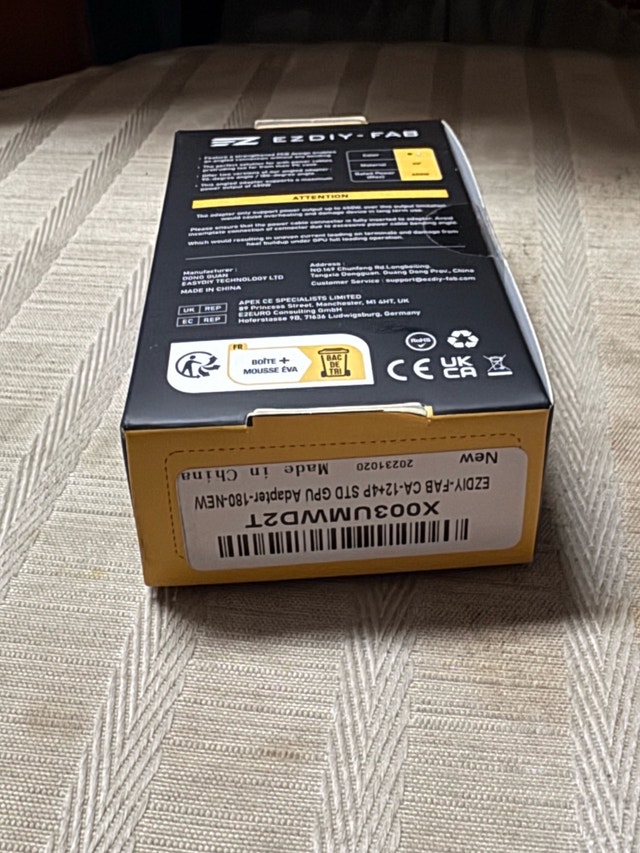EZDIY-FAB 12VHPWR Angled GPU Power Adapter (90/180°) - photo 4