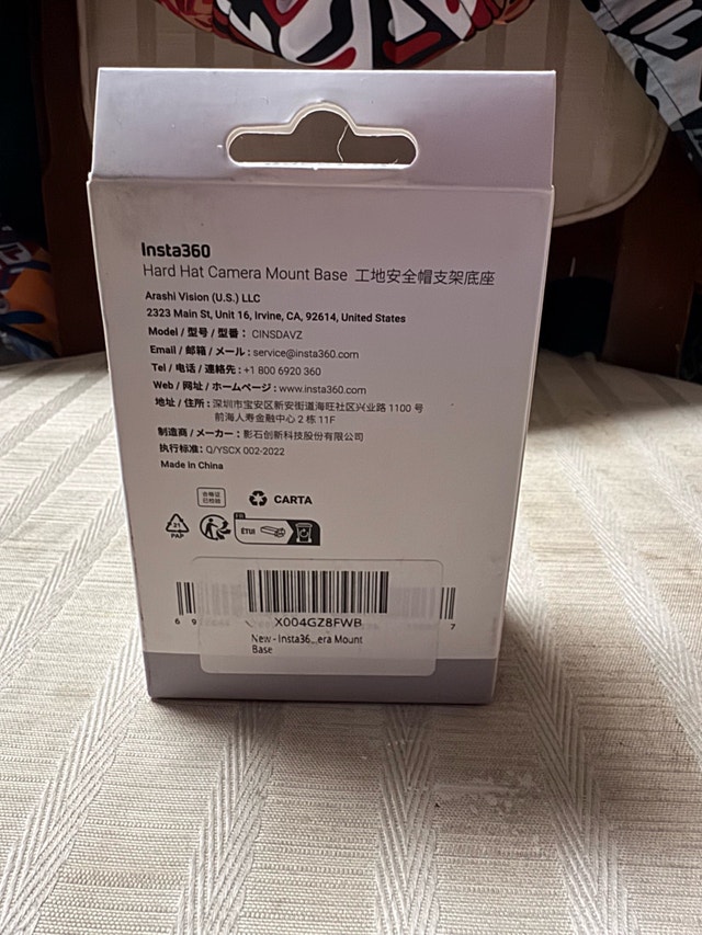 Insta360 Hard Hat Camera Mount Base - photo 3