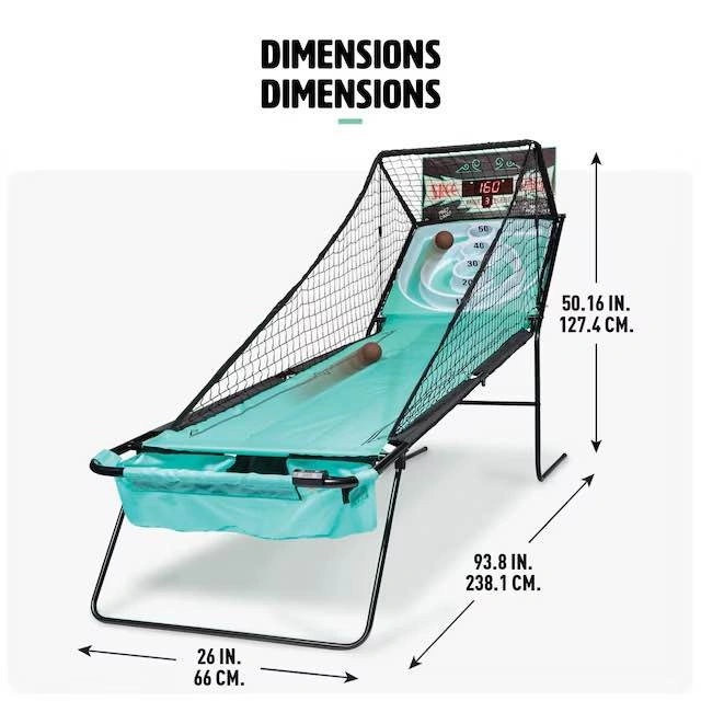 Skee-Ball Folding Game with Electronic Scoreboard - photo 3