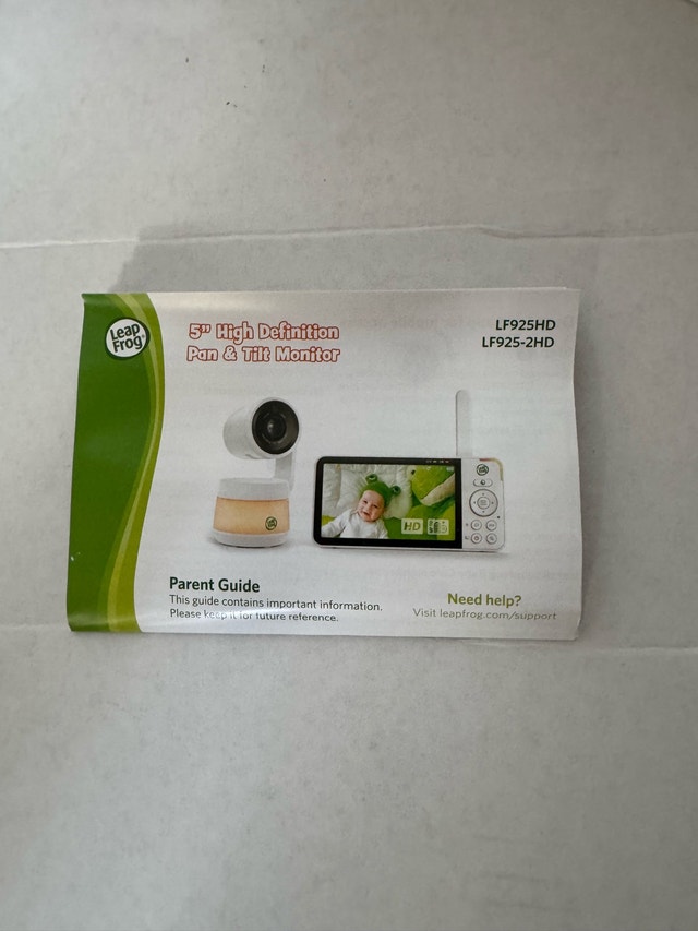 LeapFrog LF925-2HD 5” WiFi 2-Camera Pan & Tilt Baby Monitor - photo 5