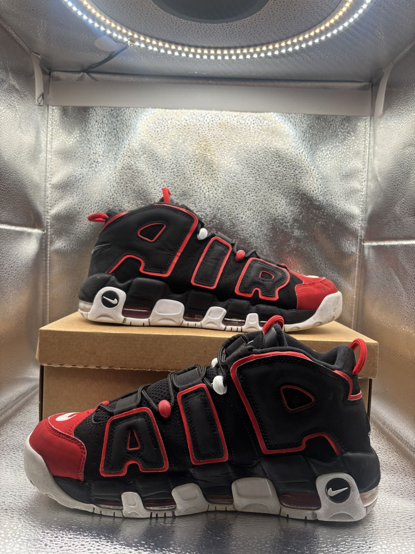 Nike Air More Uptempo 96 Red Toe - photo 5