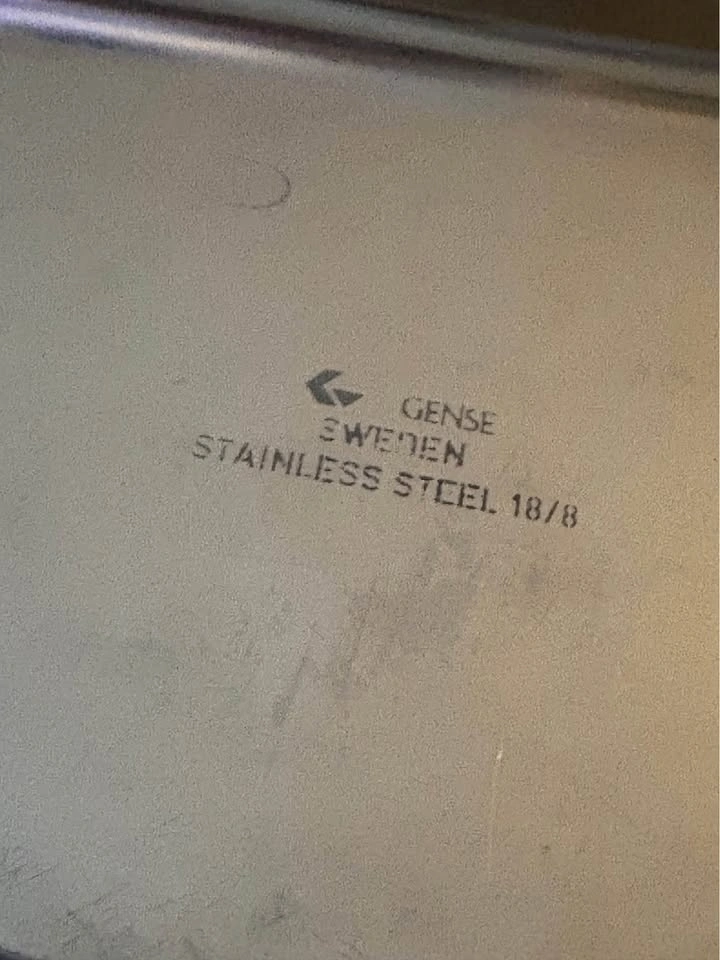 Vintage Gense 1960s Stainless Steel Divided Serving Dish - photo 2
