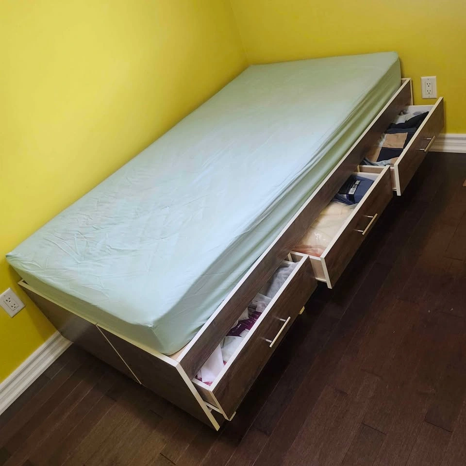 Single Bed with Storage and 3 drawers - photo 2