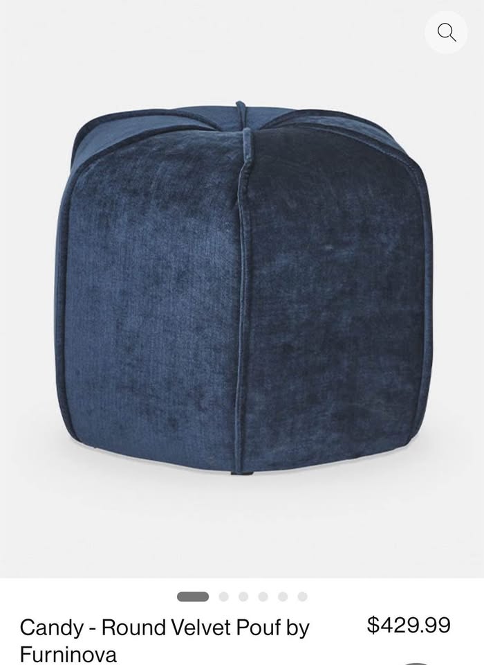 Soft Green Pouf - photo 4