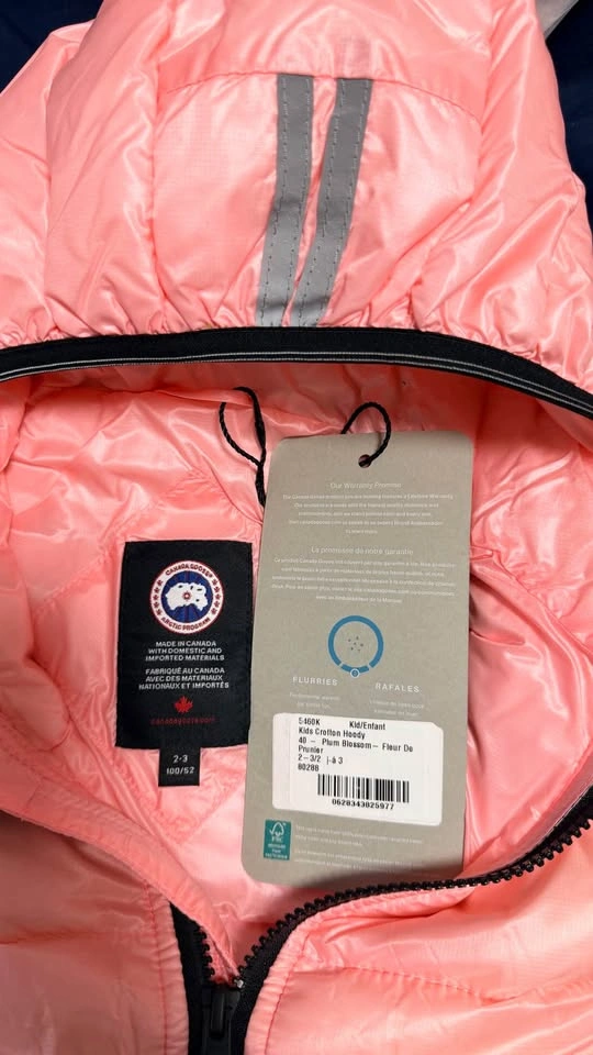 Canada Goose Kids Crofton Hoody Plum Blossom 2-3 years - photo 4