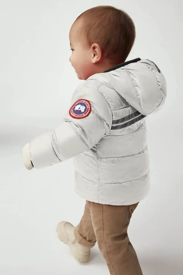 Canada Goose Baby Crofton Hoody new with tags silver 18-24M - photo 2