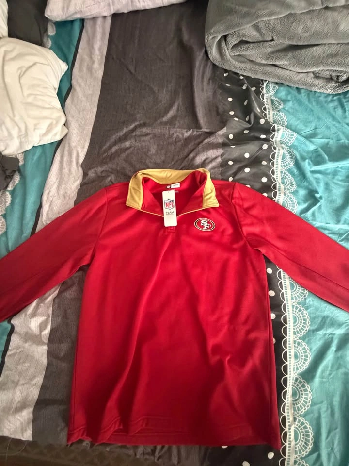 San Francisco 49ers Quarter-Zip Pullover – Size Large (New) - photo 3