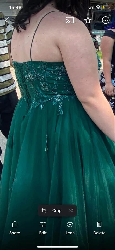 Emerald Grad/Prom Dress - photo 3