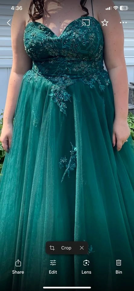 Emerald Grad/Prom Dress - photo 5