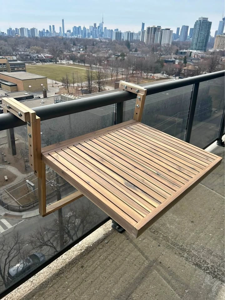 Brand new in box- Folding balcony table