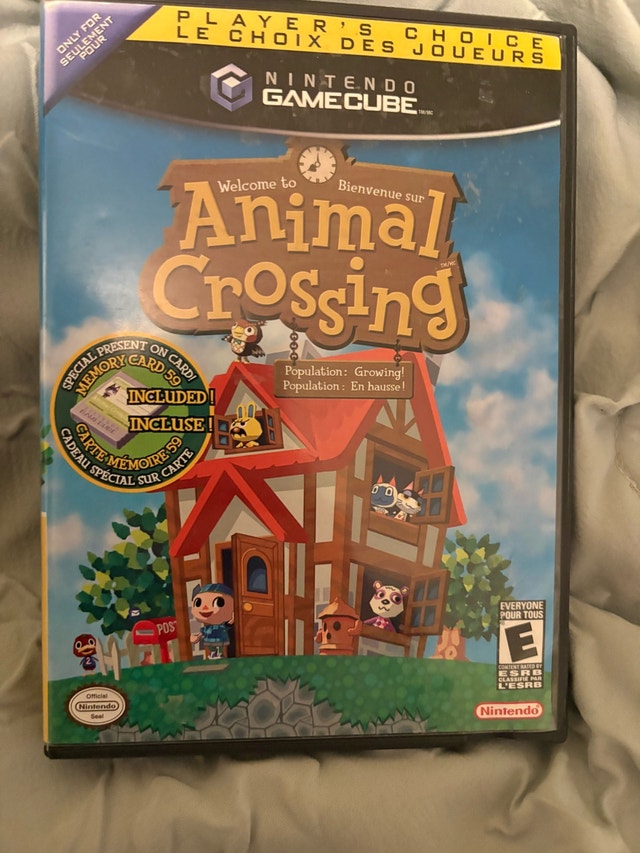Animal Crossing (Nintendo GameCube, 2002) CIB w/ Memory Card