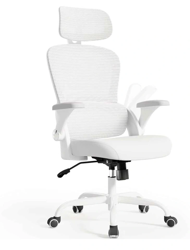 Ergonomic Office Chair with Back Support - White - photo 3