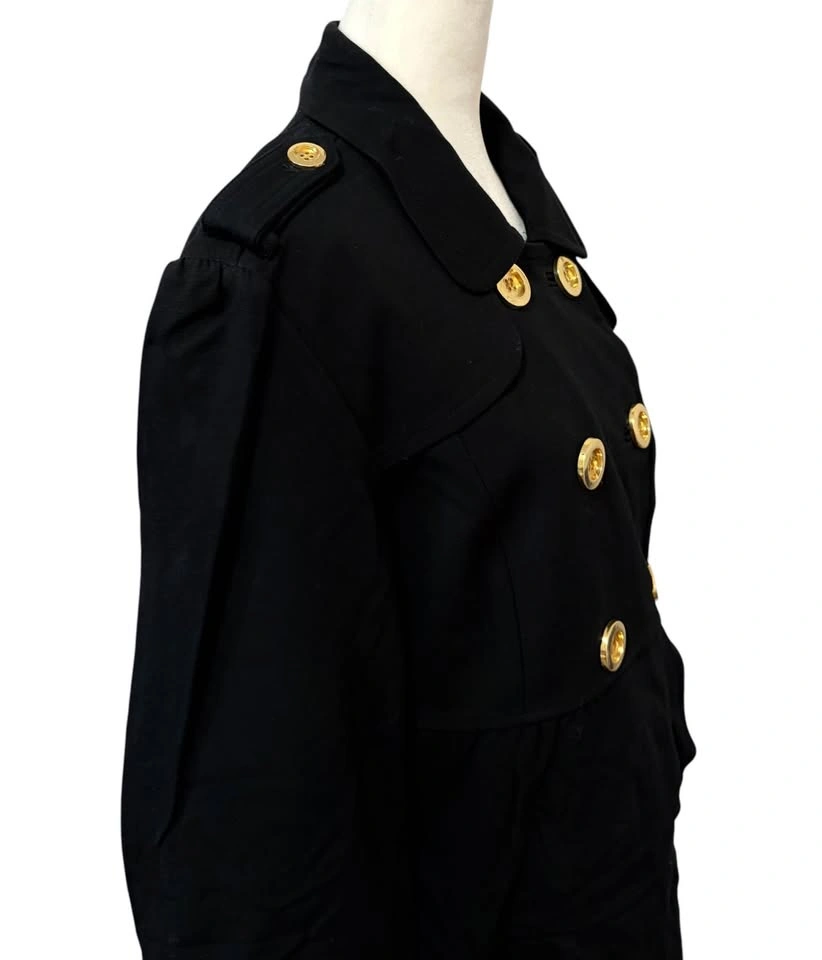 Black INC International Concepts Double-Breasted Jacket M - photo 4
