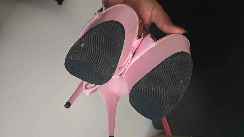 Pleaser Delight-609 Pink Sandals Size 10 - photo 2