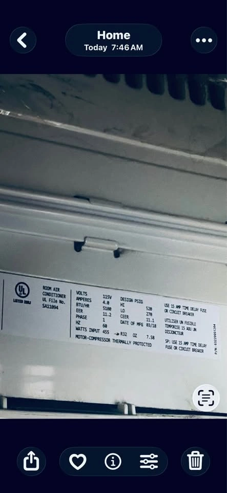 GE Air Conditioner 5100 BTU - photo 3