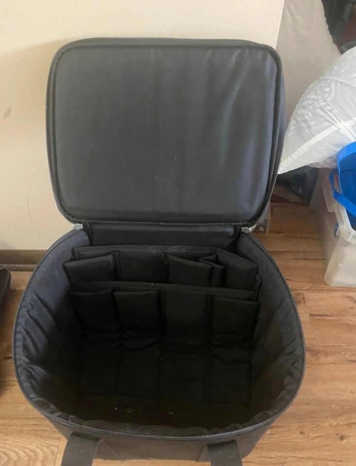 Black Rolling Hobby Craft Travel Bag - photo 2