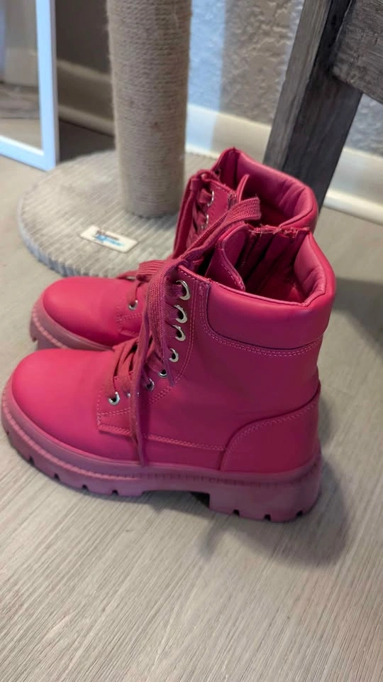 Hot pink Boots - photo 2