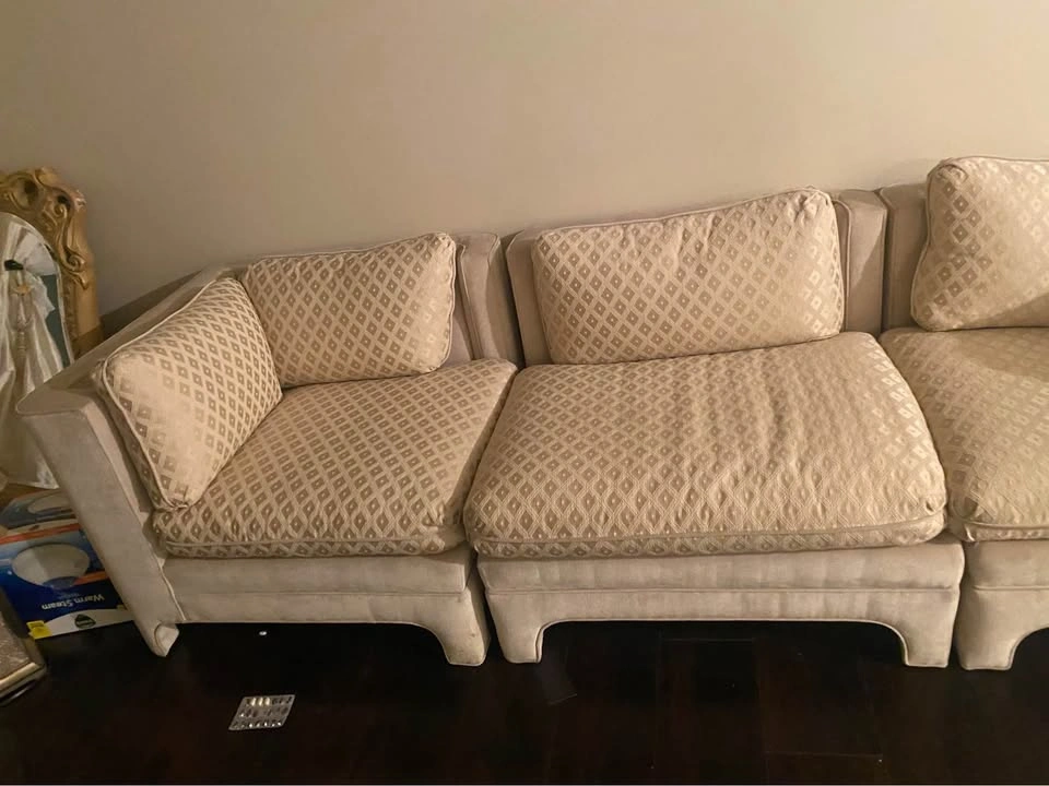 Gold Upholstered Comfy Couch - photo 2