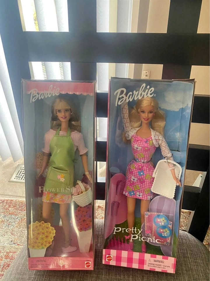New Easter Basket Spring Barbies